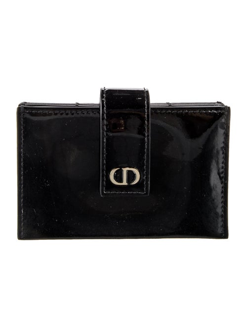 Christian Dior 30 Montaigne 5 Gusset Card Holder Patent Leather Wallet