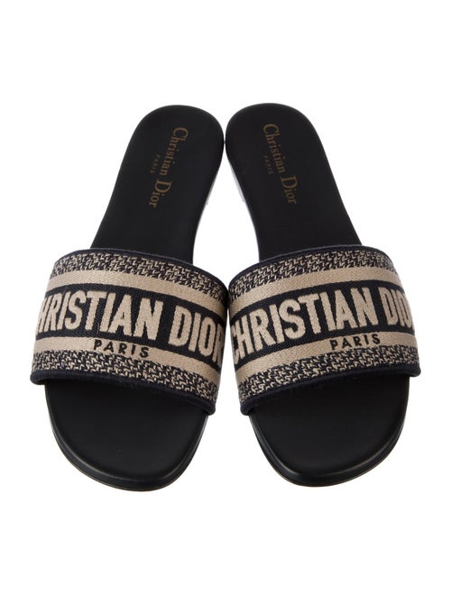 Christian Dior Canvas Printed Flats