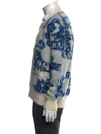 DIOR x Kenny Scharf 2022 Mohair Cardigan