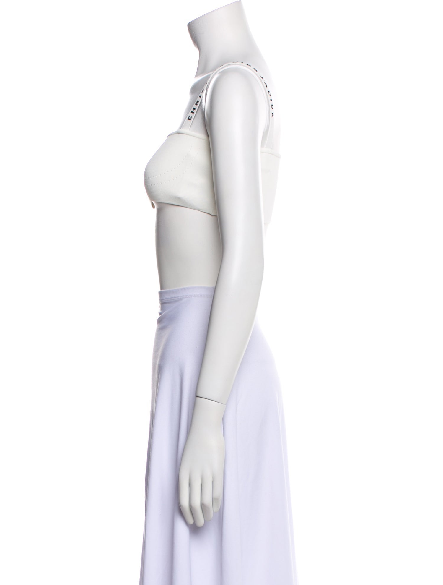 Christian Dior Square Neckline Sleeveless Crop Top w/ Tags