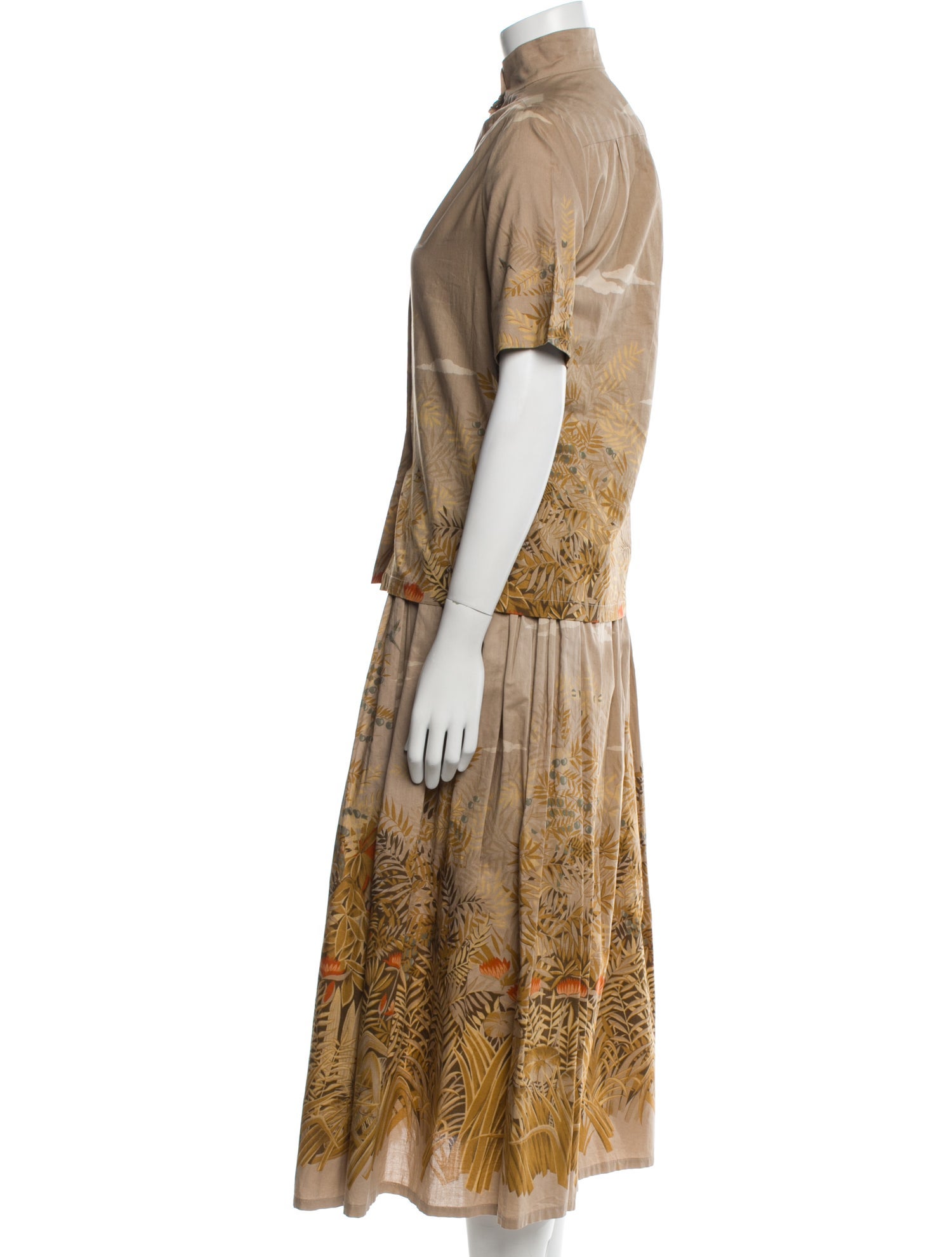 Christian Dior Vintage 1970's Skirt Set