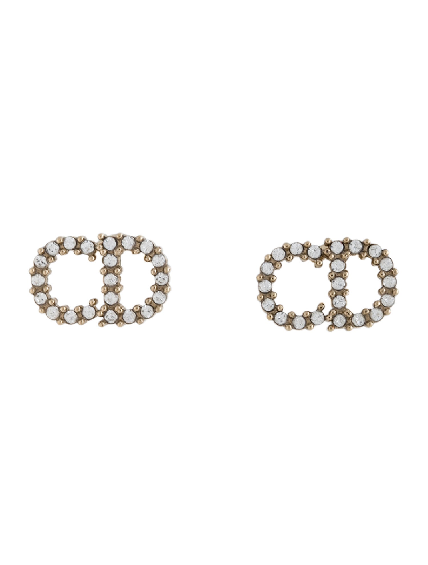 Christian Dior Crystal Clair D Lune Earrings