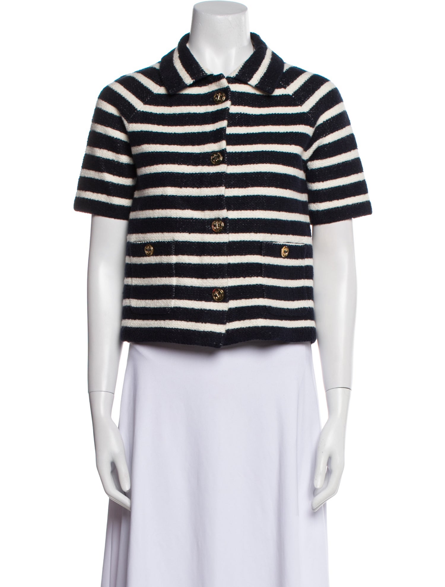 Christian Dior Striped Evening Jacket