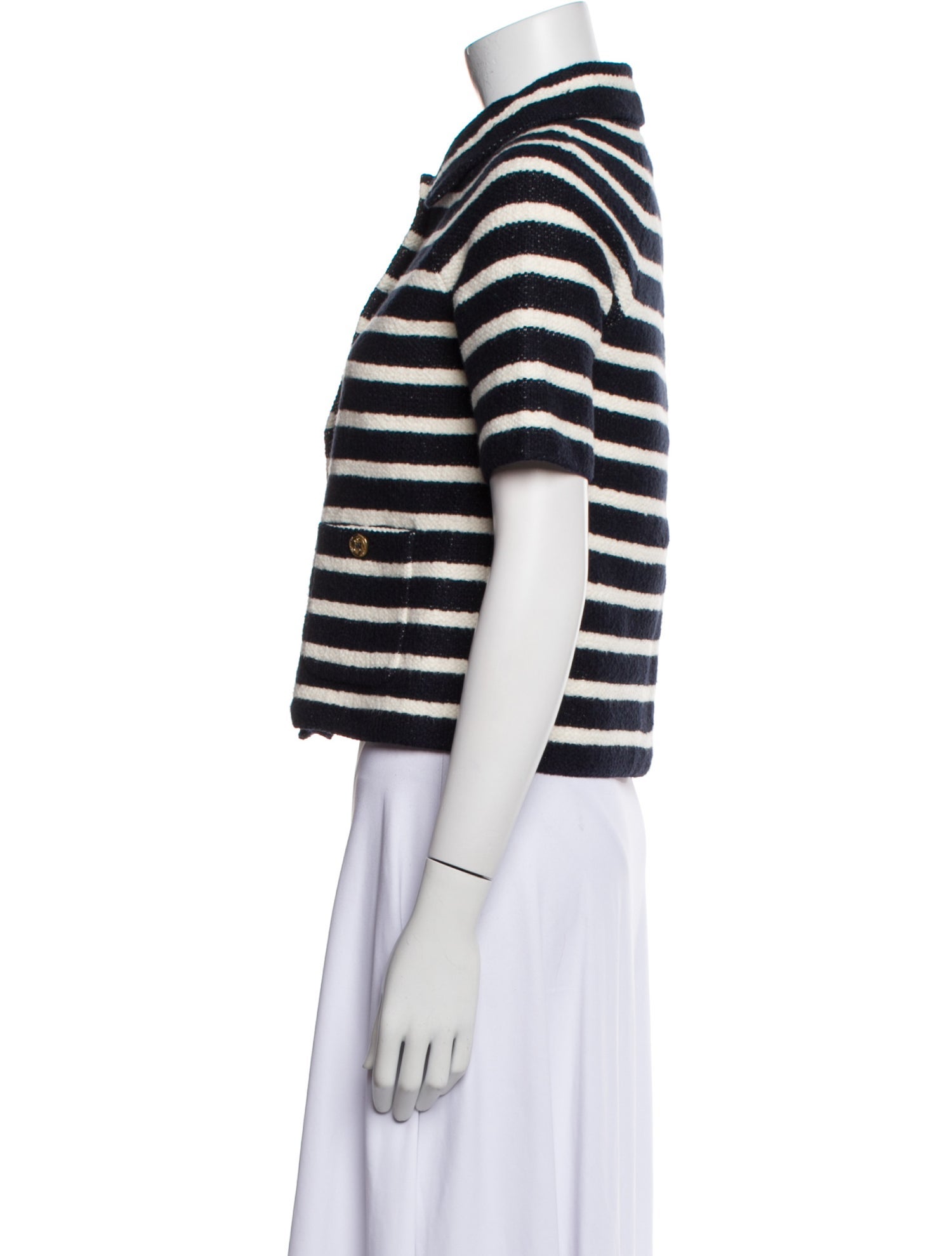 Christian Dior Striped Evening Jacket