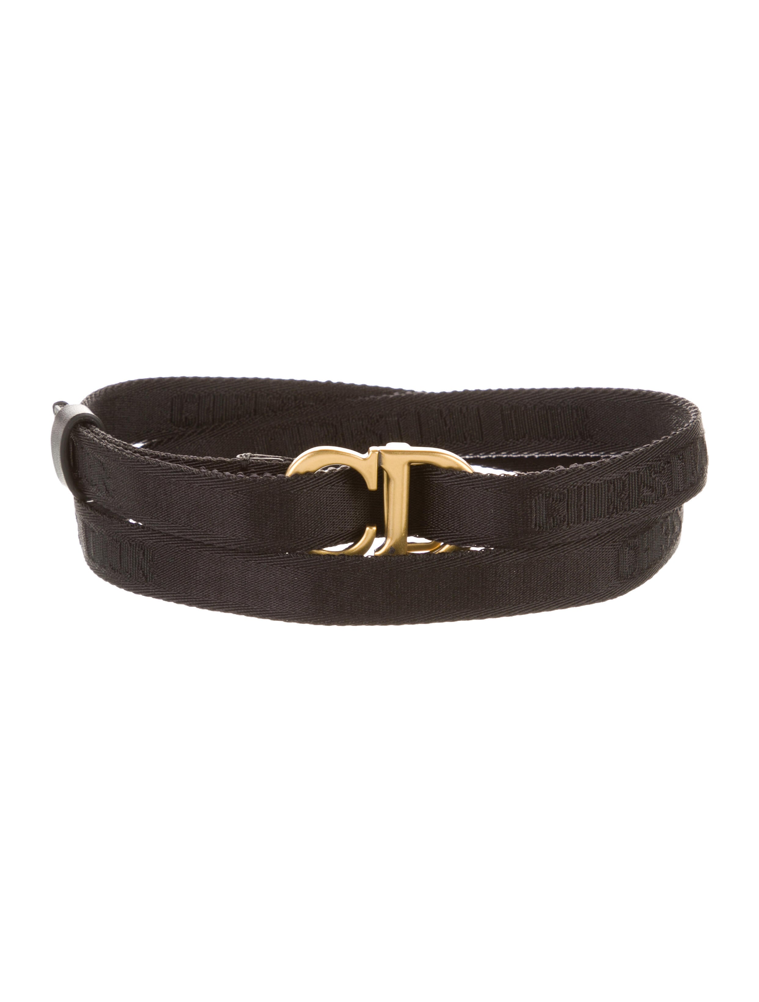 Christian Dior Skinny Canvas Belt Kit