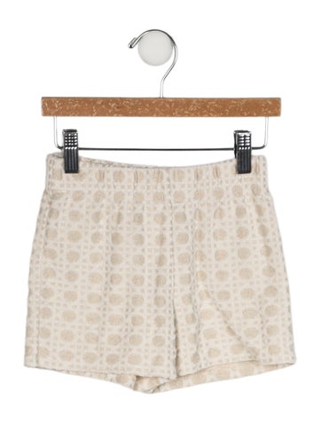 Christian Dior Sizes 2-6 Kids' Cannage Mini Shorts