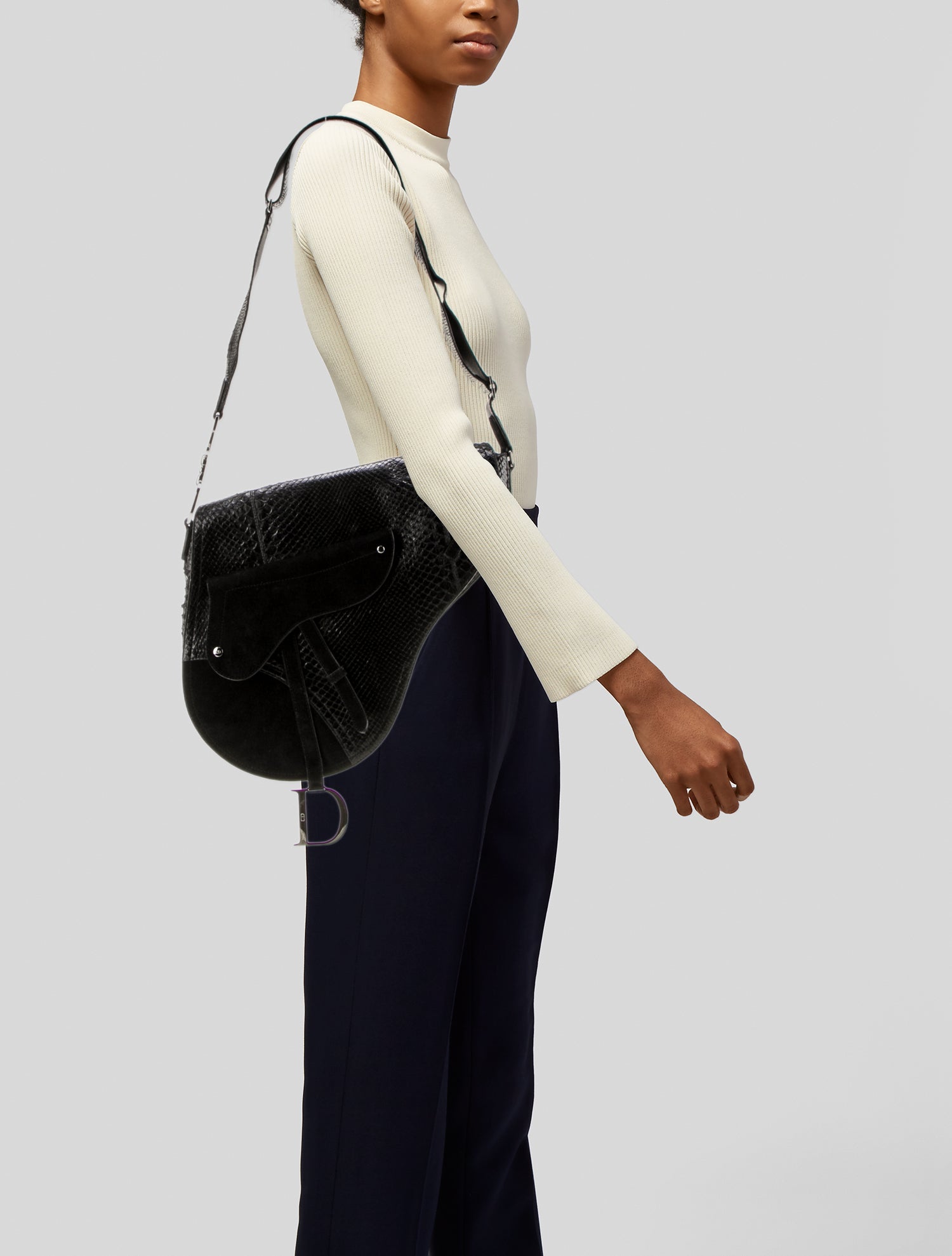 Christian Dior Snakeskin Shoulder Bag