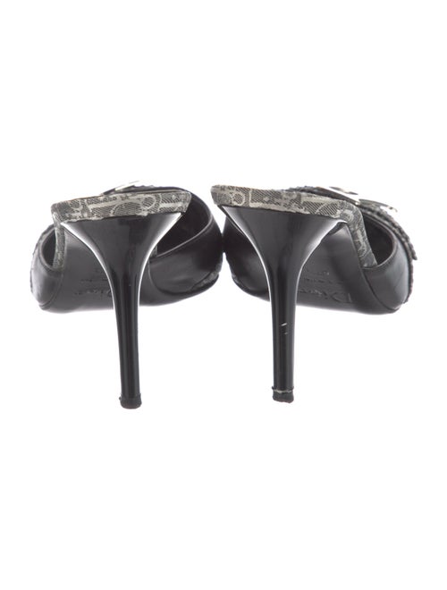 Christian Dior Diorissimo Pattern Leather Mules