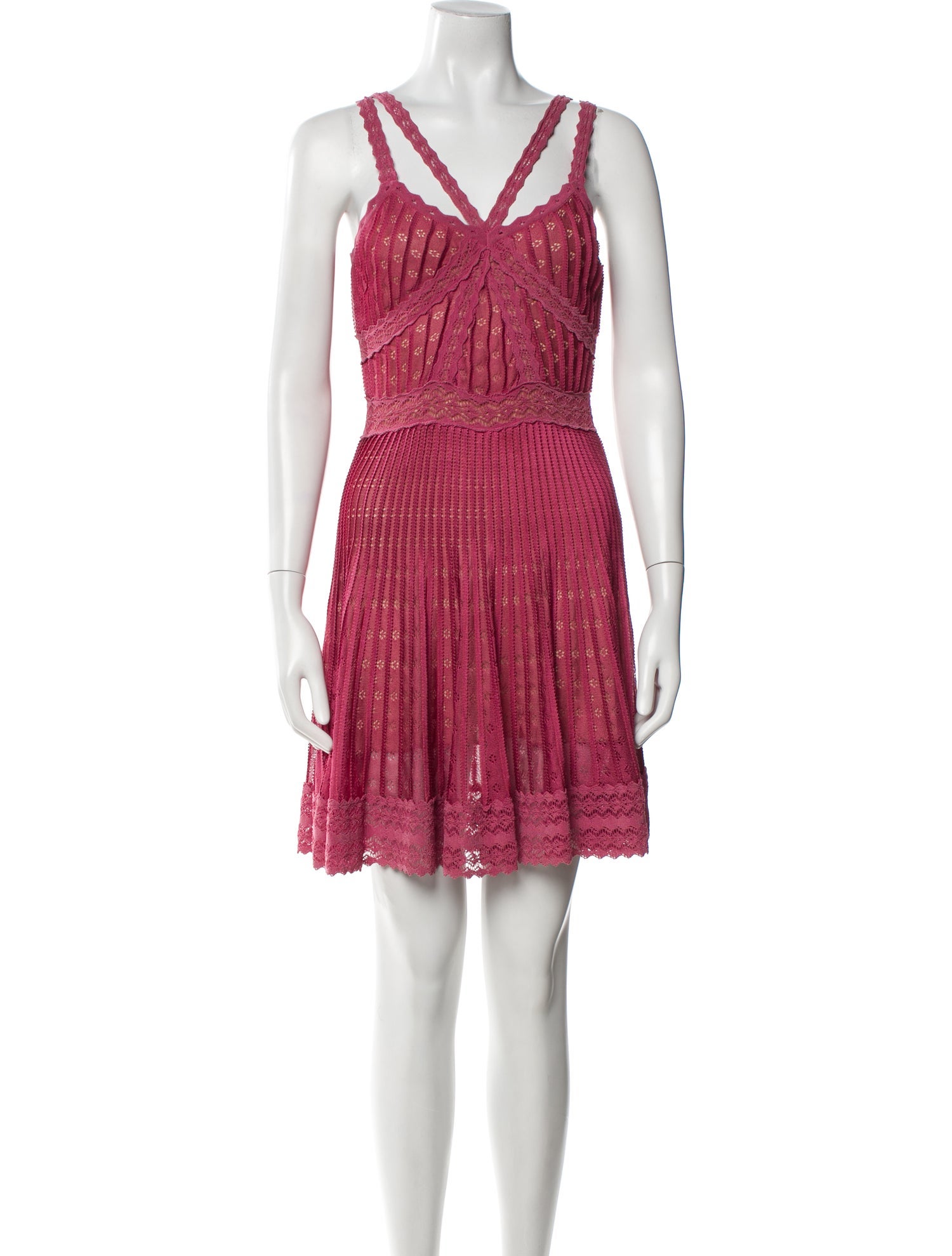 Christian Dior V-Neck Mini Dress