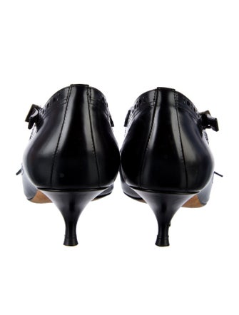 Christian Dior Leather T-Strap Pumps