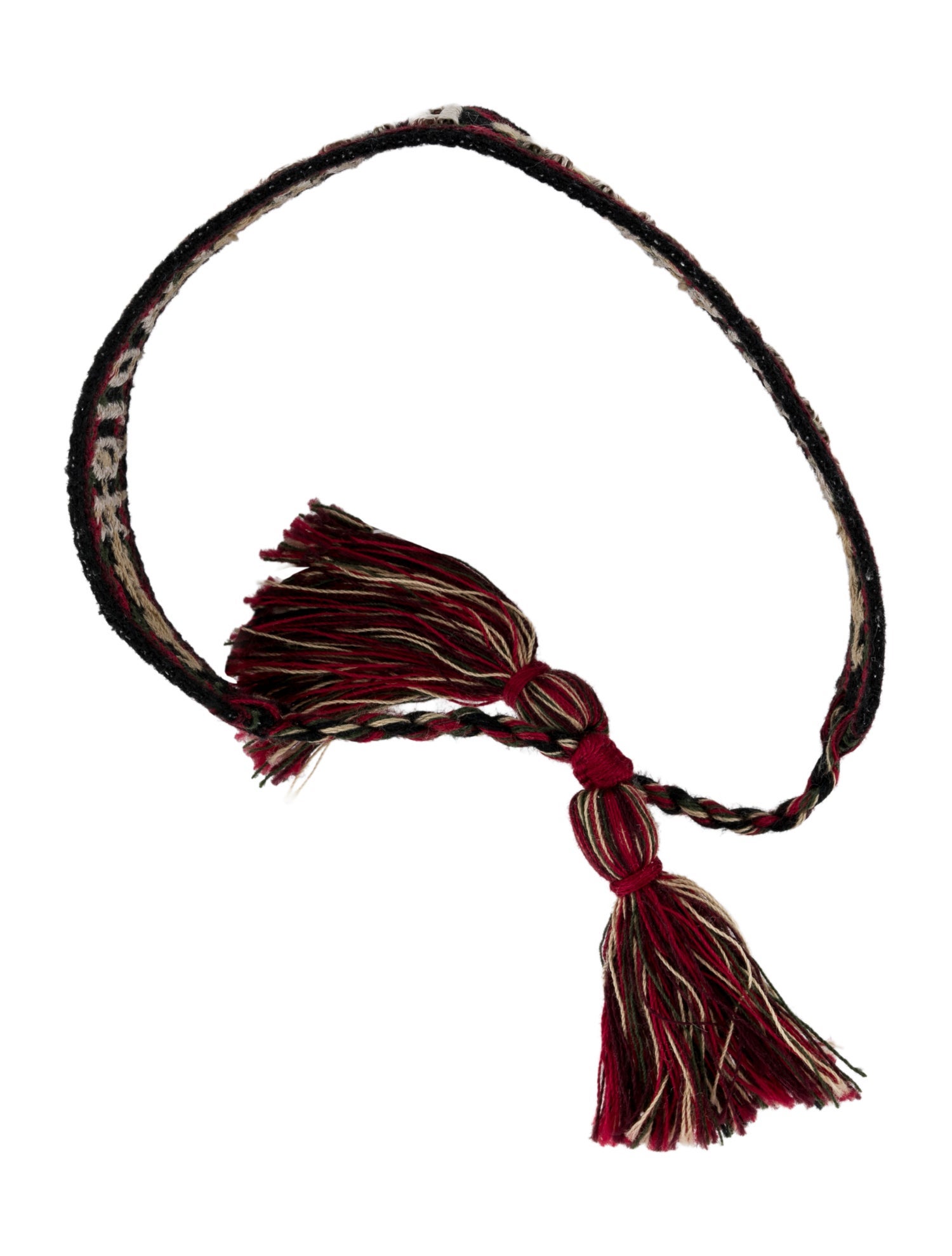 Christian Dior J'Adior Thread Woven Friendship Bangle Bracelet