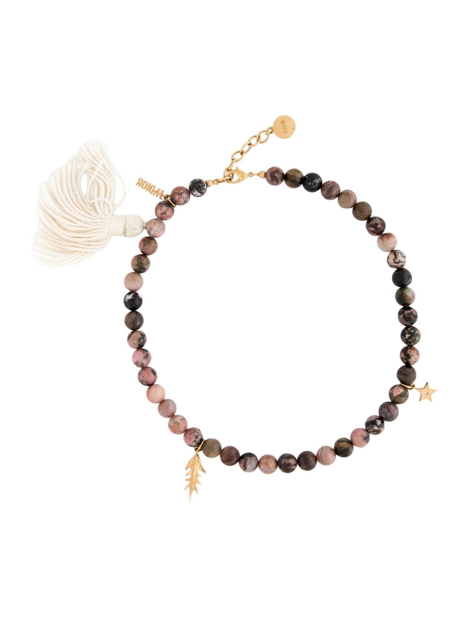Christian Dior J'Adior Bead & Tassel Necklace