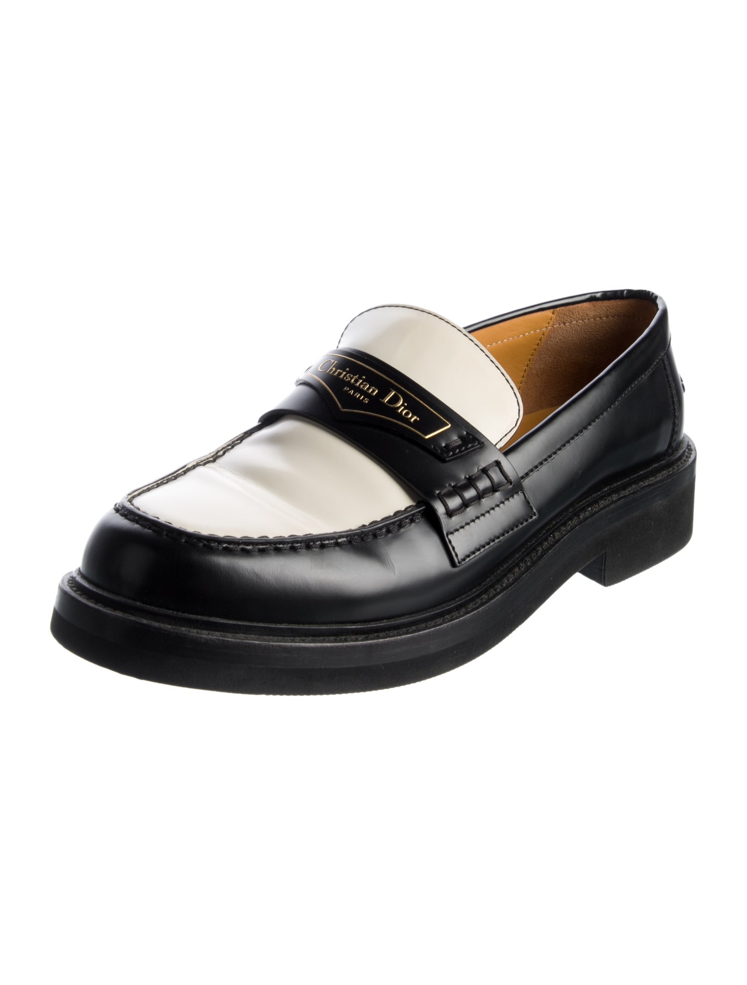 Christian Dior Leather Loafers