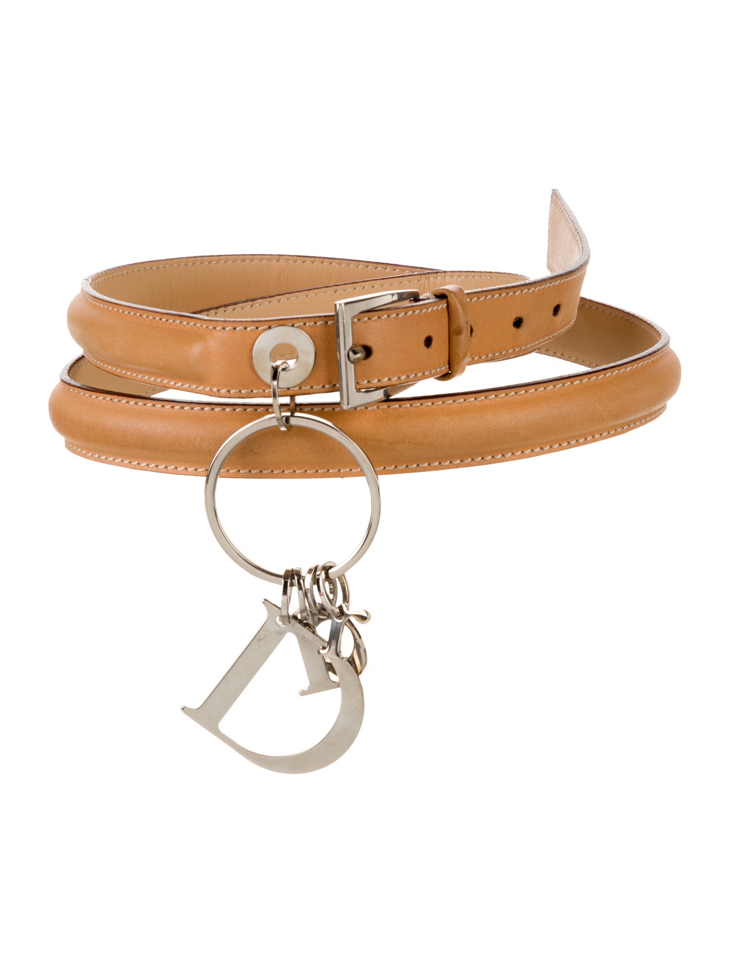 Christian Dior Skinny Leather Belt