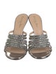 Christian Dior Crystal Crystal Embellishments Slides