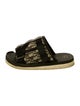 Christian Dior Oblique Jacquard Canvas Slides