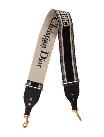 Christian Dior Embroidered accent bag strap