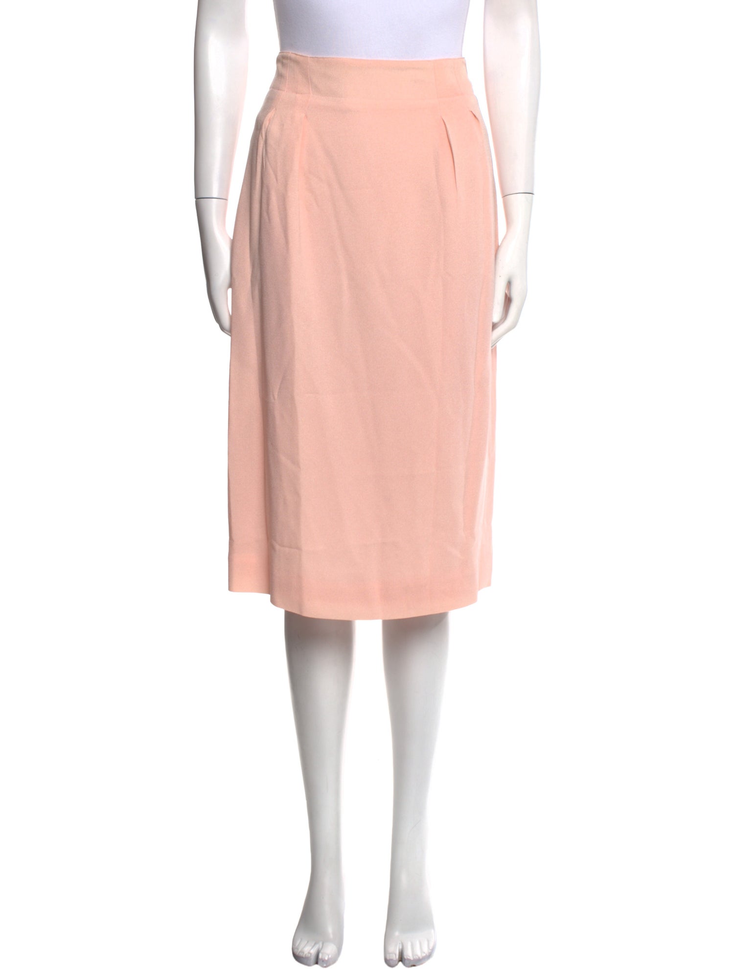Christian Dior Pleated Accents Knee-Length Skirt