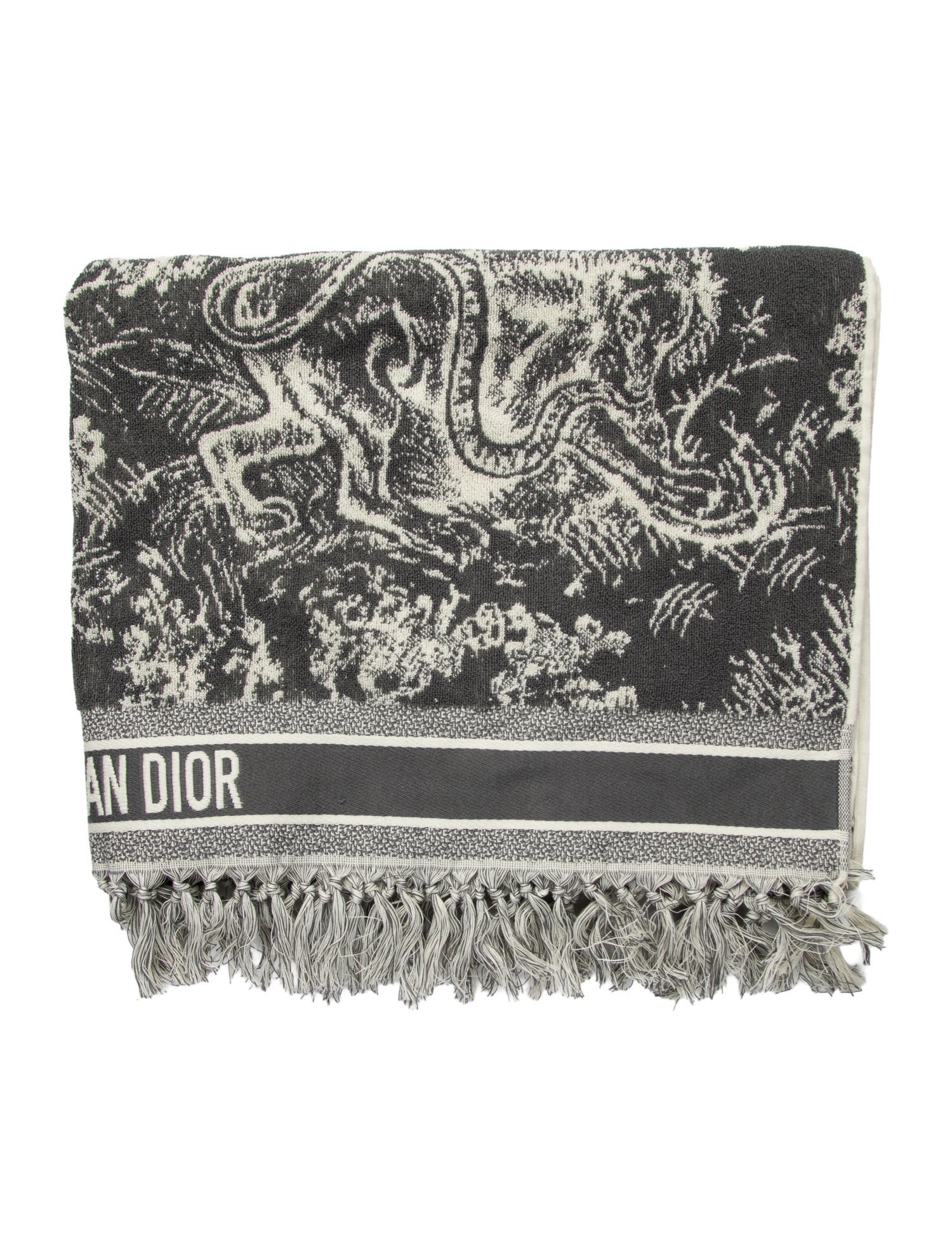 Christian Dior Toile de Jouy Reverse Towel