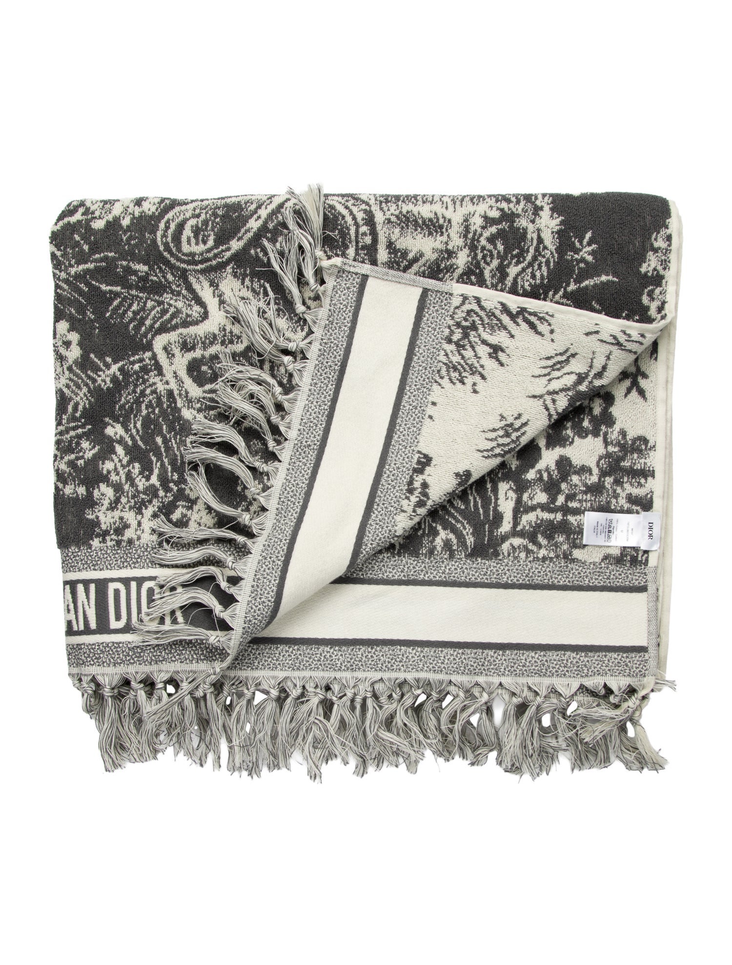 Christian Dior Toile de Jouy Reverse Towel