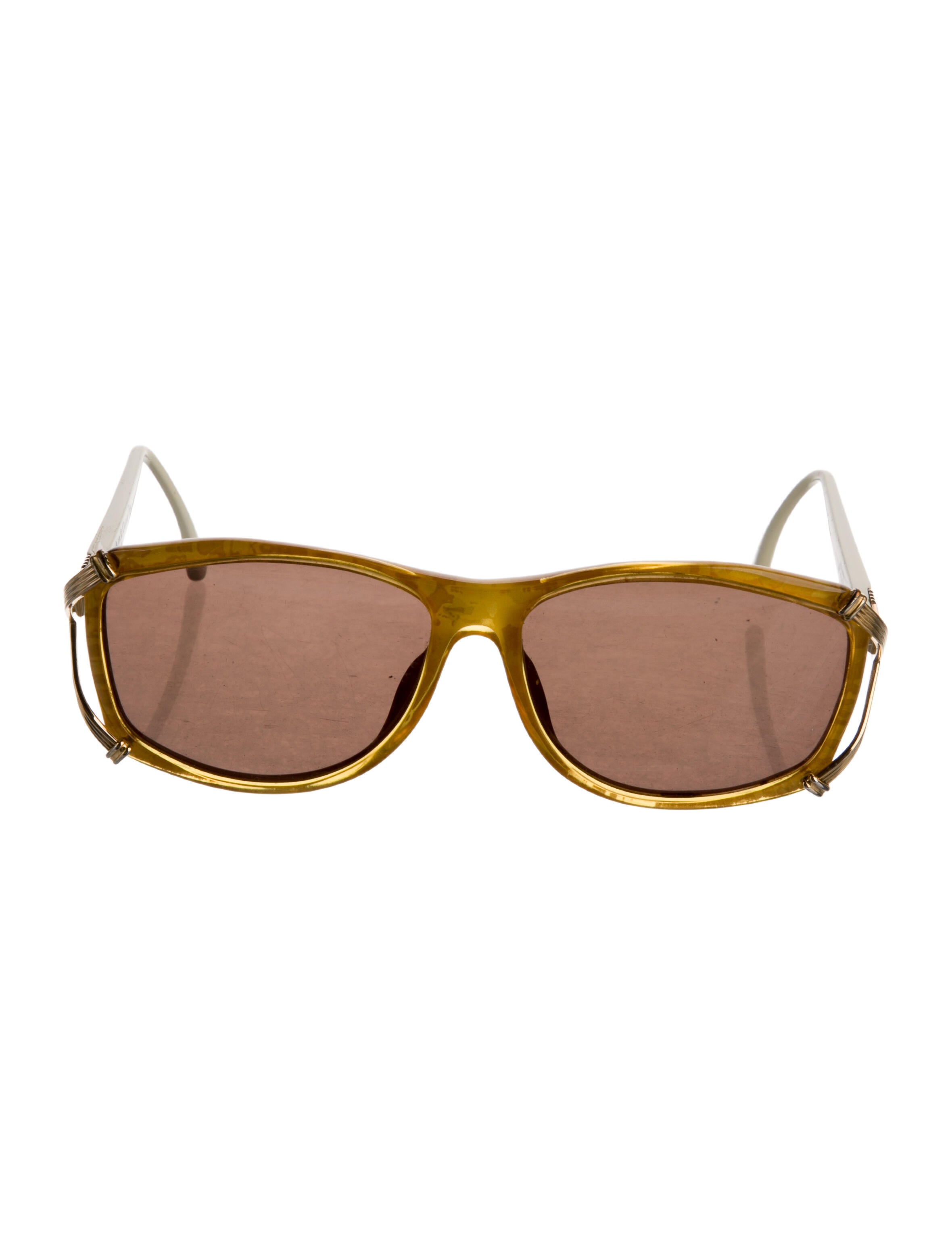 Christian Dior Cannage Pattern Square Sunglasses