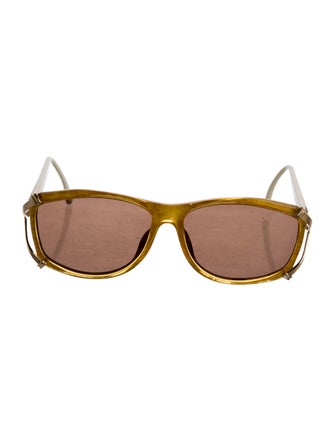 Christian Dior Cannage Pattern Square Sunglasses