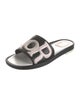 Christian Dior Leather Printed Slides