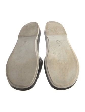 Christian Dior Leather Printed Slides