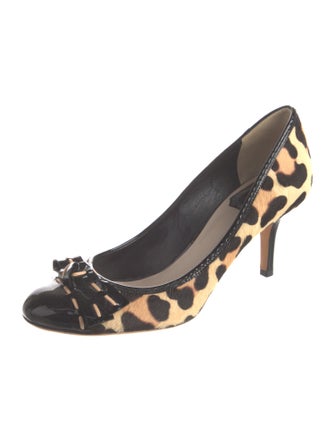Christian Dior Ponyhair Animal Print Pumps
