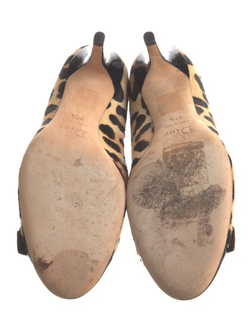 Christian Dior Ponyhair Animal Print Pumps