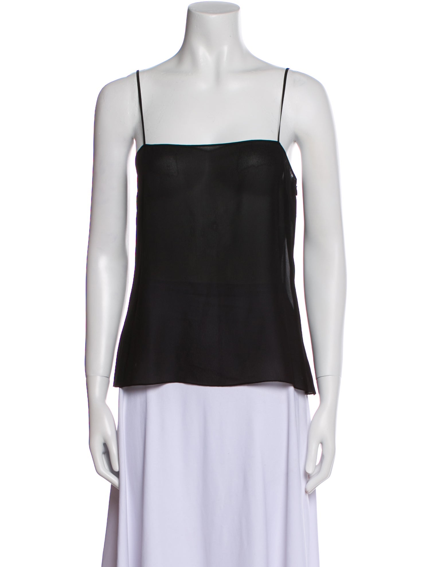 Christian Dior Square Neckline Sleeveless Top
