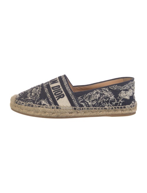 Christian Dior Canvas Floral Print Espadrilles