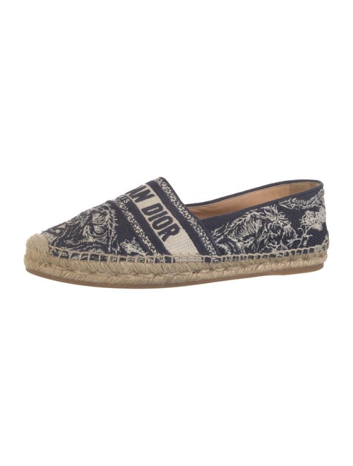 Christian Dior Canvas Floral Print Espadrilles