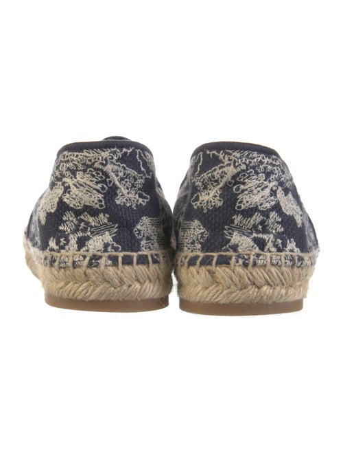 Christian Dior Canvas Floral Print Espadrilles
