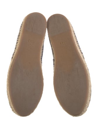 Christian Dior Canvas Floral Print Espadrilles