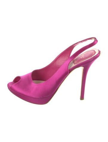 Christian Dior Pumps Satin Slingback IT 38.5 | 8.5