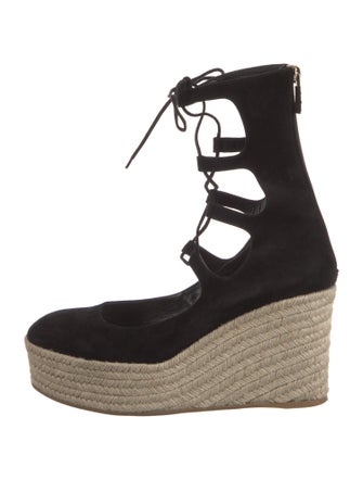 Christian Dior Suede Lace-Up Boots