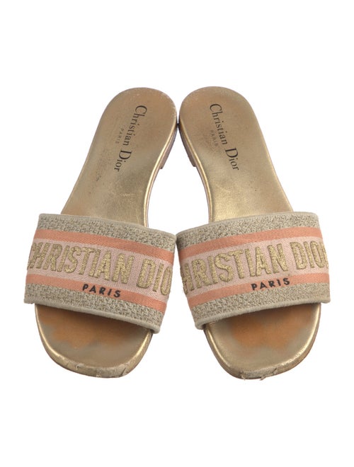 Christian Dior Canvas Slides