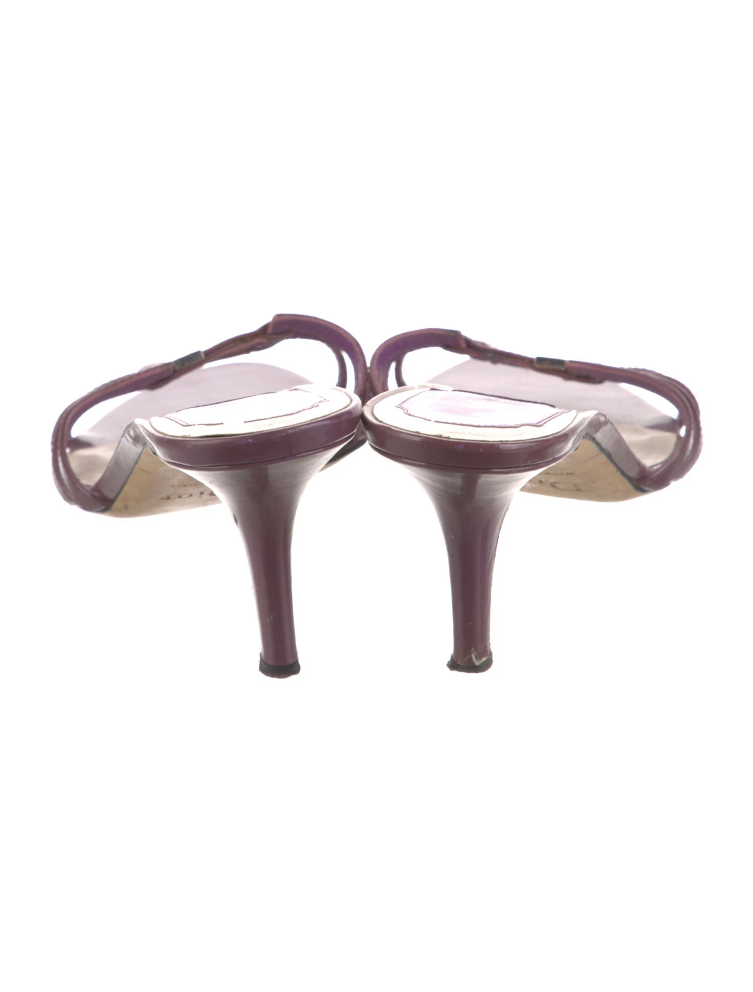 Christian Dior Patent Leather Slides