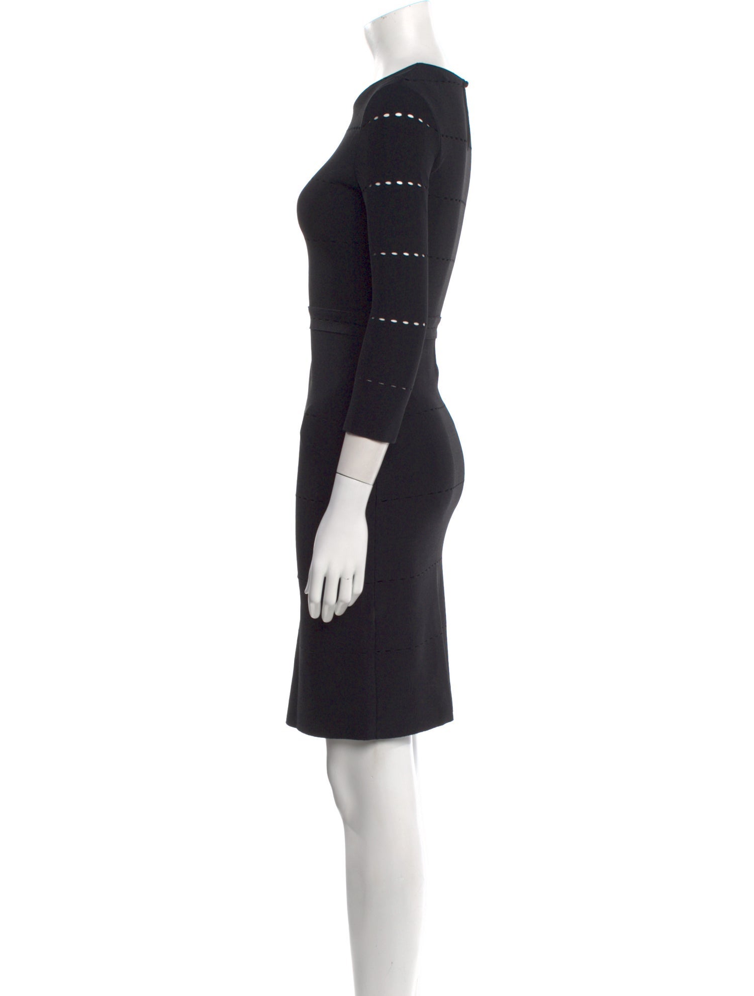 Christian Dior Crew Neck Mini Dress