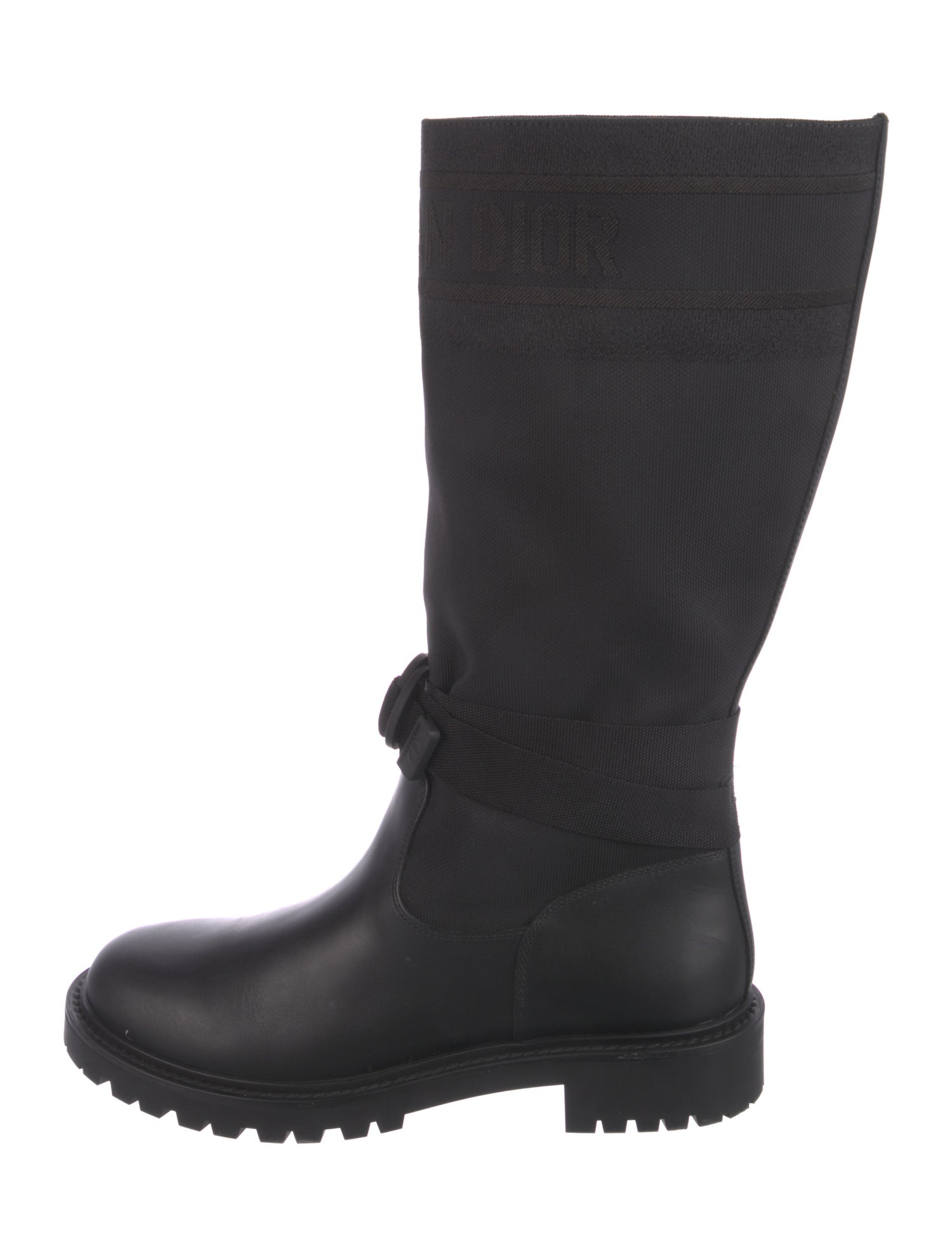 Christian Dior Leather Rain Boots