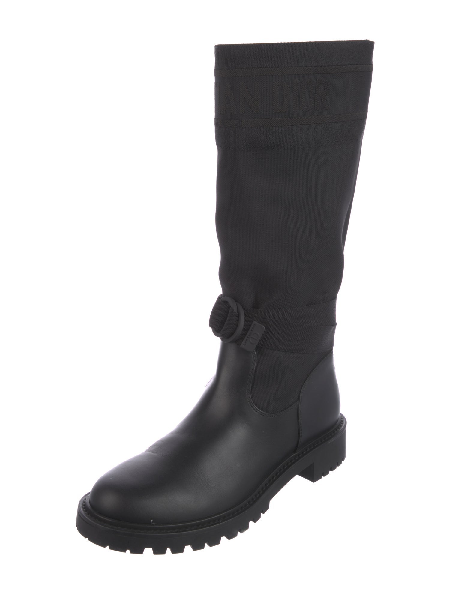 Christian Dior Leather Rain Boots