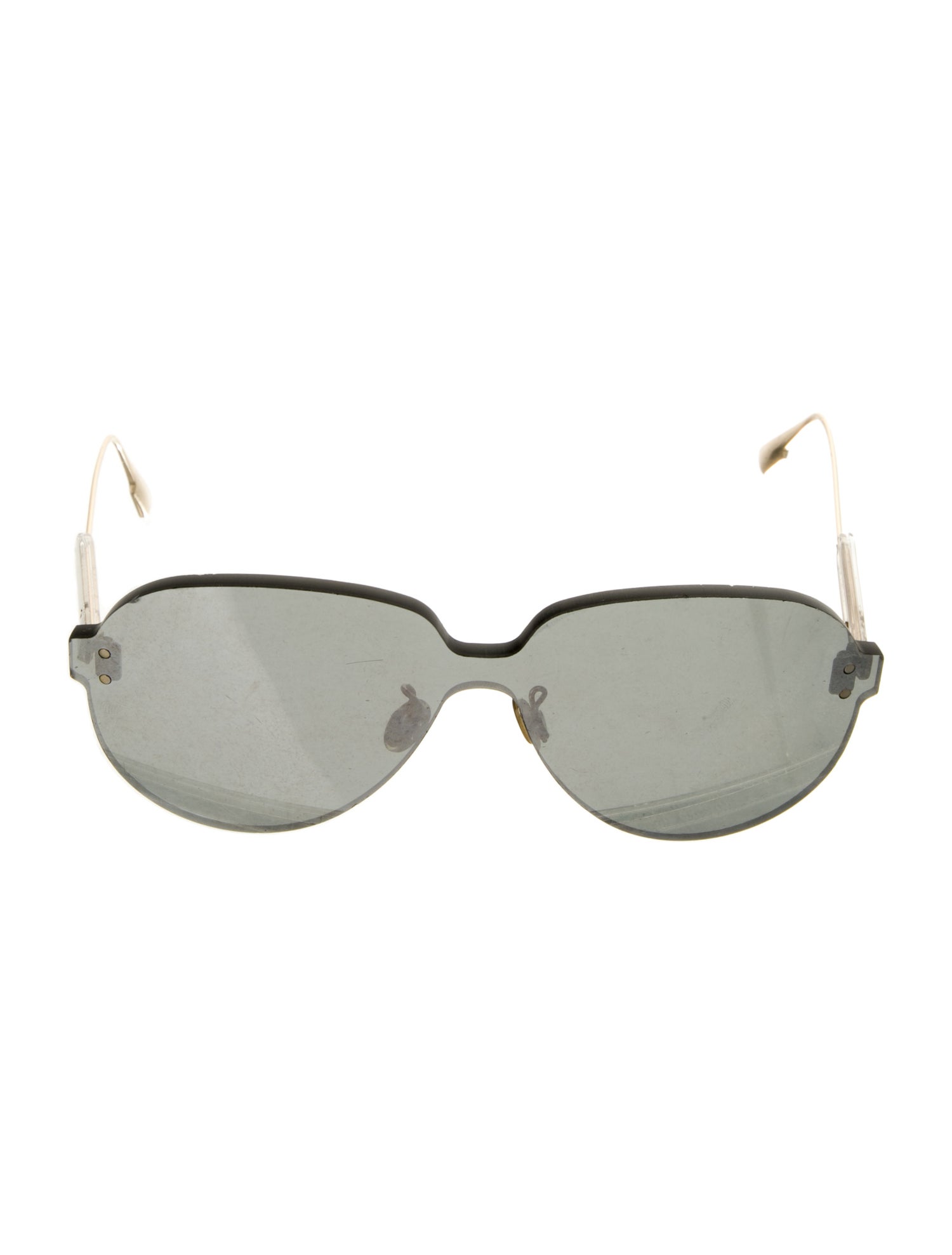 Christian Dior Oversize Mirrored Sunglasses