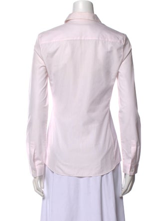 Christian Dior 2014 Long Sleeve Button-Up Top