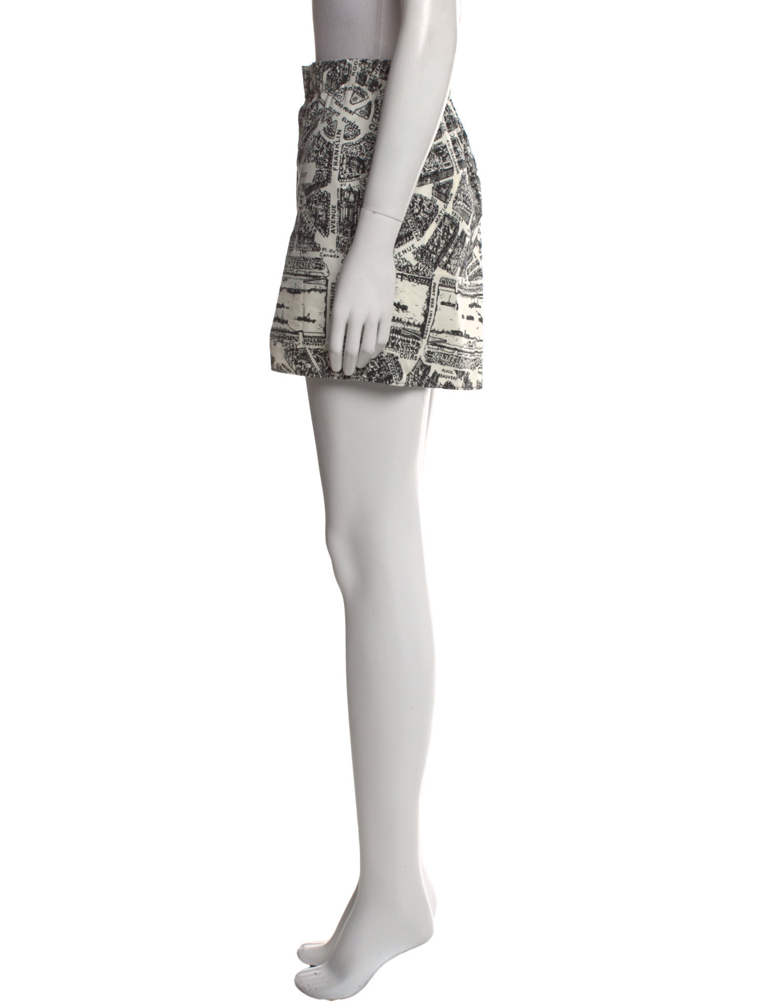 Christian Dior Printed Mini Shorts