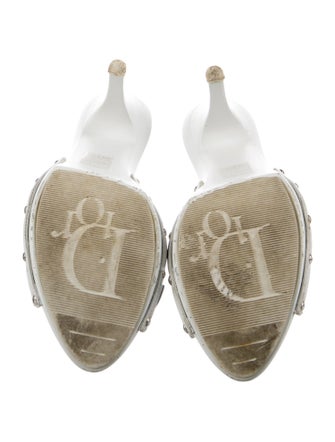 Christian Dior Cannage Pattern Leather Slides