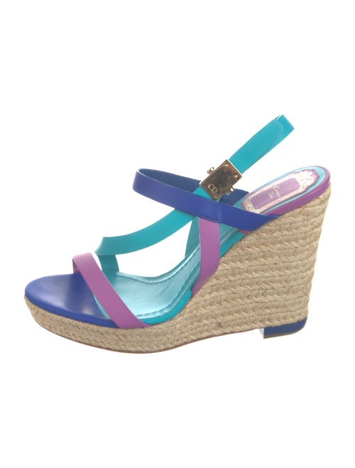 Christian Dior Leather Espadrilles