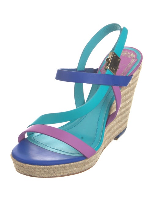 Christian Dior Leather Espadrilles