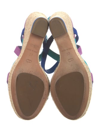 Christian Dior Leather Espadrilles