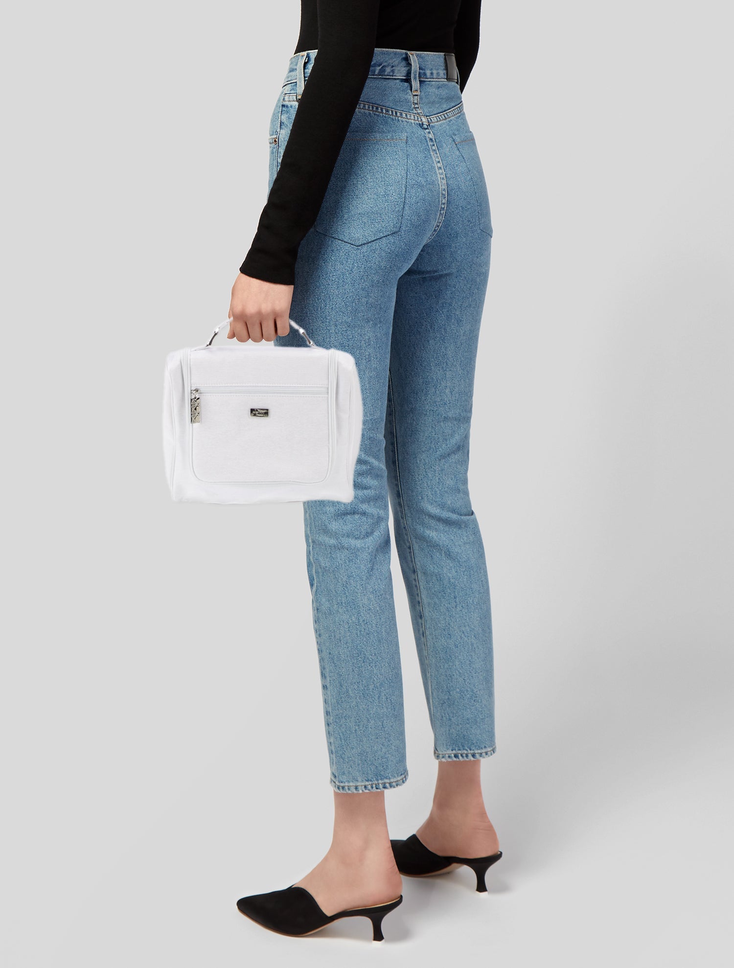 Christian Dior Canvas Top Handle Bag